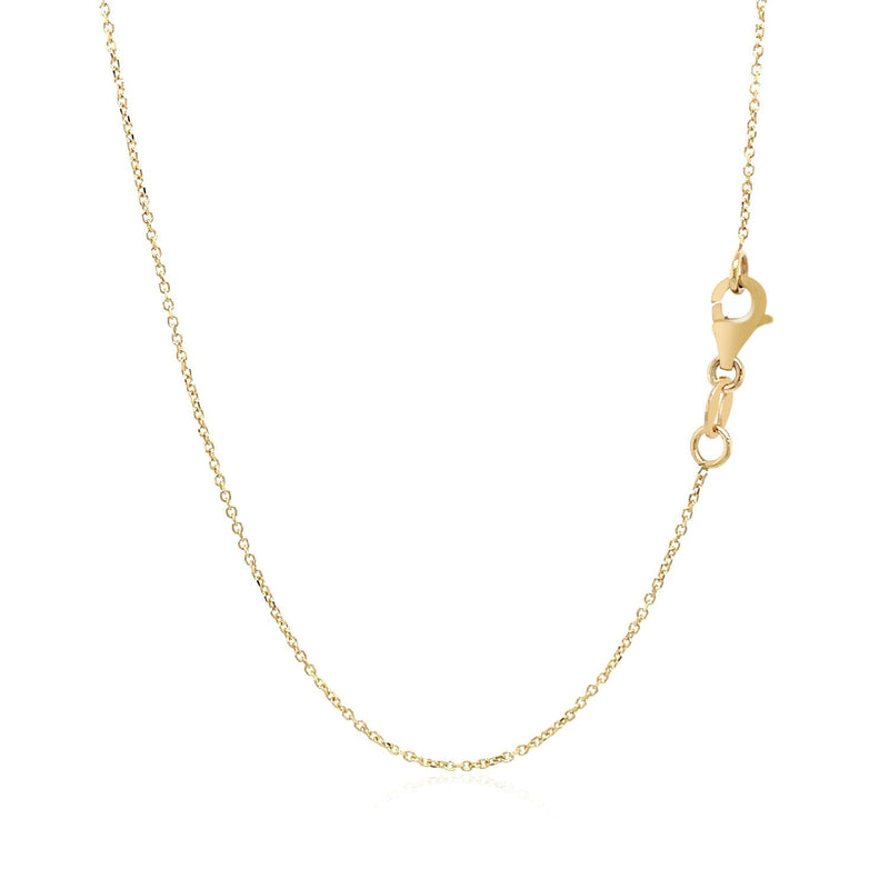 Bids.com 14k Yellow Gold Necklace with Interlocking Petite Rectangles Necklaces White Smoke 17 / Yellow Gold