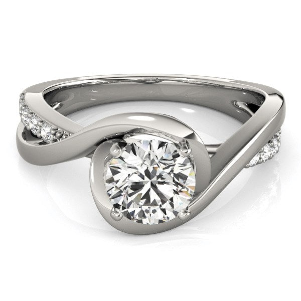 Bids.com 14k White Gold Split Band Round Bypass Diamond Engagement Ring (1 1/8 cttw) Rings White Smoke 3 / White Gold,3.5 / White Gold,4 / White Gold,4.5 / White Gold,5 / White Gold,5.5 / White Gold,6 / White Gold,6.5 / White Gold,7 / White Gold,7.5 / White Gold,8 / White Gold,8.5 / White Gold,9 / White Gold