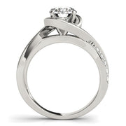 Bids.com 14k White Gold Split Band Round Bypass Diamond Engagement Ring (1 1/8 cttw) Rings White Smoke 3 / White Gold,3.5 / White Gold,4 / White Gold,4.5 / White Gold,5 / White Gold,5.5 / White Gold,6 / White Gold,6.5 / White Gold,7 / White Gold,7.5 / White Gold,8 / White Gold,8.5 / White Gold,9 / White Gold