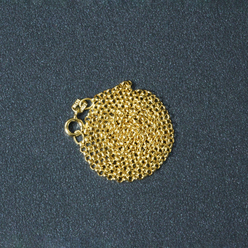 Bids.com 14k Yellow Gold Rolo Chain 1.9mm Necklaces Dark Slate Gray 16 / Yellow Gold,18 / Yellow Gold,20 / Yellow Gold