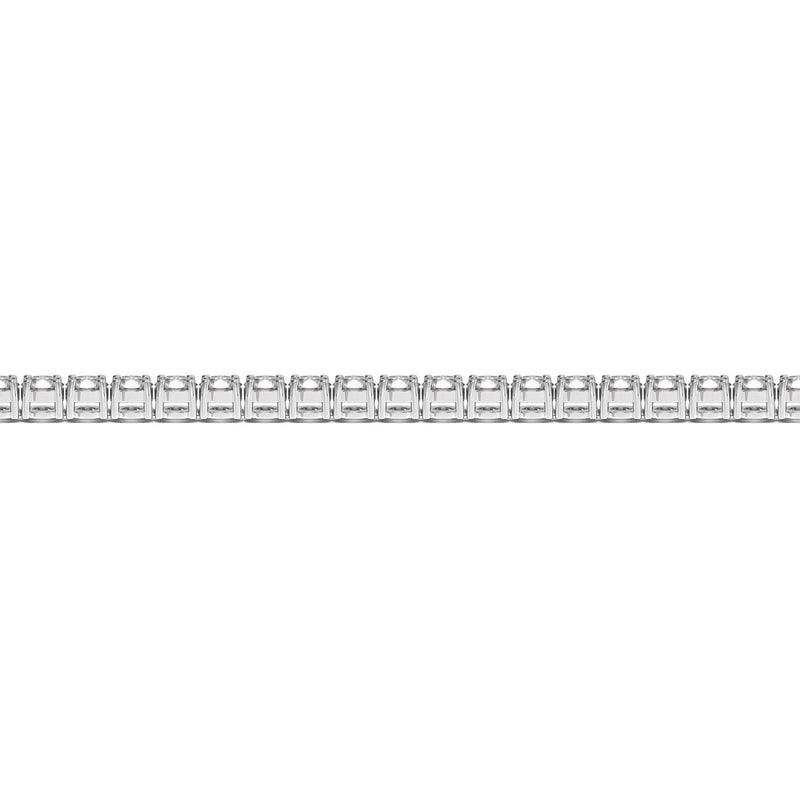 Bids.com Lab Grown Round Diamond Tennis Bracelet in 14k White Gold (5 cctw  F/G  VS2/SI1) Bracelets Gray 7 / White Gold