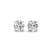 Bids.com 4 cttw Certified IGI Lab Grown Round Diamond Stud Earrings 14k White Gold (G/VS2) Earrings White Smoke White Gold