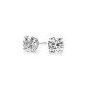 Bids.com 4 cttw Certified IGI Lab Grown Round Diamond Stud Earrings 14k White Gold (G/VS2) Earrings White Smoke White Gold