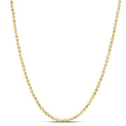 Bids.com Moon Cut Bead Chain in 14k Yellow Gold (2.00 mm) Necklaces White Smoke 16 / Yellow Gold,18 / Yellow Gold,20 / Yellow Gold,24 / Yellow Gold