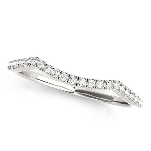 Bids.com 14k White Gold Diamond Pave Set Curved Wedding Band (1/8 cttw) Rings White Smoke 3 / White Gold,3.5 / White Gold,4 / White Gold,4.5 / White Gold,5 / White Gold,5.5 / White Gold,6 / White Gold,6.5 / White Gold,7 / White Gold,7.5 / White Gold,8 / White Gold,8.5 / White Gold,9 / White Gold