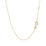 Bids.com 14k Tri-Color Gold Rosary Chain Necklace Necklaces White Smoke 17 / Tri-Color Gold