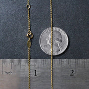 Bids.com 14k Tri-Color Gold Rosary Chain Necklace Necklaces Dark Slate Gray 17 / Tri-Color Gold