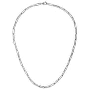 Bids.com 14k White Gold Bold Paperclip Chain (4.2 mm) Necklaces White Smoke 18 / White Gold