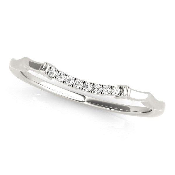 Bids.com 14k White Gold Wave Design Pave Set Diamond Wedding Ring (1/20 cttw) Rings White Smoke 3 / White Gold,3.5 / White Gold,4 / White Gold,4.5 / White Gold,5 / White Gold,5.5 / White Gold,6 / White Gold,6.5 / White Gold,7 / White Gold,7.5 / White Gold,8 / White Gold,8.5 / White Gold,9 / White Gold