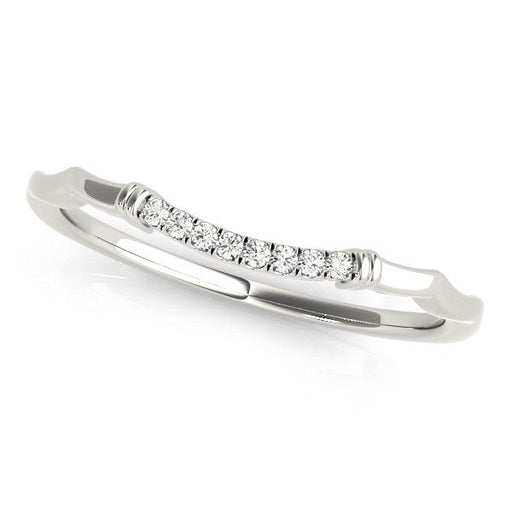 Bids.com 14k White Gold Wave Design Pave Set Diamond Wedding Ring (1/20 cttw) Rings White Smoke 3 / White Gold,3.5 / White Gold,4 / White Gold,4.5 / White Gold,5 / White Gold,5.5 / White Gold,6 / White Gold,6.5 / White Gold,7 / White Gold,7.5 / White Gold,8 / White Gold,8.5 / White Gold,9 / White Gold