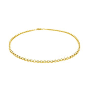 Bids.com 2.3mm 10k Yellow Gold Rolo Anklet Accessories White Smoke 10 / Yellow Gold