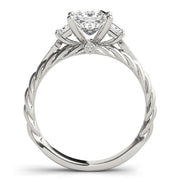Bids.com 14k White Gold Princess Cut 3 Stone Antique Style Diamond Ring (1 1/8 cttw) Rings White Smoke 3 / White Gold,3.5 / White Gold,4 / White Gold,4.5 / White Gold,5 / White Gold,5.5 / White Gold,6 / White Gold,6.5 / White Gold,7 / White Gold,7.5 / White Gold,8 / White Gold,8.5 / White Gold,9 / White Gold