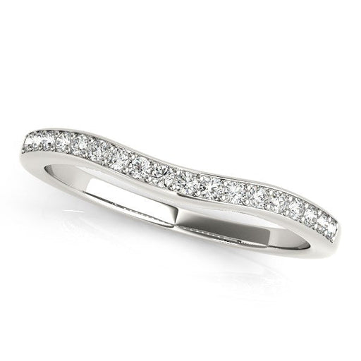Bids.com 14k White Gold Channel Curved Diamond Wedding Band (1/4 cttw) Rings White Smoke 3 / White Gold,3.5 / White Gold,4 / White Gold,4.5 / White Gold,5 / White Gold,5.5 / White Gold,6 / White Gold,6.5 / White Gold,7 / White Gold,7.5 / White Gold,8 / White Gold,8.5 / White Gold,9 / White Gold