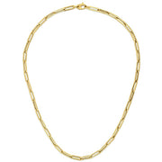 Bids.com 14K Yellow Gold Bold Paperclip Chain (4.2 mm) Necklaces White Smoke 18 / Yellow Gold,24 / Yellow Gold,38 / Yellow Gold
