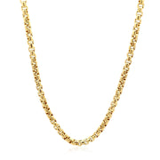 Bids.com 3.4mm 14k Yellow Gold Round Box Chain Necklaces White Smoke 18 / Yellow Gold,20 / Yellow Gold,22 / Yellow Gold,24 / Yellow Gold
