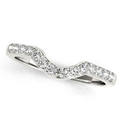 Bids.com 14k White Gold Pave Set Diamond Curved Wedding Band (1/4 cttw) Rings White Smoke 3 / White Gold,3.5 / White Gold,4 / White Gold,4.5 / White Gold,5 / White Gold,5.5 / White Gold,6 / White Gold,6.5 / White Gold,7 / White Gold,7.5 / White Gold,8 / White Gold,8.5 / White Gold,9 / White Gold