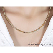 Bids.com 2.5mm 14k Yellow Gold Semi Solid Box Chain Necklaces Tan 20 / Yellow Gold,22 / Yellow Gold,24 / Yellow Gold
