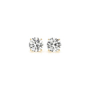 Bids.com 1 1/2 cttw Certified IGI Lab Grown Round Diamond Stud Earrings 14k Yellow Gold (G/VS2) Earrings White Smoke Yellow Gold