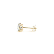 Bids.com 1 1/2 cttw Certified IGI Lab Grown Round Diamond Stud Earrings 14k Yellow Gold (G/VS2) Earrings White Smoke Yellow Gold