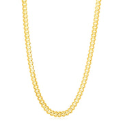 Bids.com 14k Yellow Gold High Polish Modern Lite Edge Chain (8.0mm) Necklaces White Smoke 22 / Yellow Gold