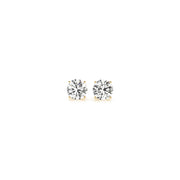 Bids.com 1/2 cttw Lab Grown Round Diamond Stud Earrings 14k Yellow Gold (G/VS2) Earrings White Smoke Yellow Gold