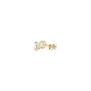 Bids.com 1/2 cttw Lab Grown Round Diamond Stud Earrings 14k Yellow Gold (G/VS2) Earrings White Smoke Yellow Gold