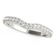 Bids.com 14k White Gold Antique Style Milgrained Curved Diamond Ring (1/4 cttw) Rings White Smoke 3 / White Gold,3.5 / White Gold,4 / White Gold,4.5 / White Gold,5 / White Gold,5.5 / White Gold,6 / White Gold,6.5 / White Gold,7 / White Gold,7.5 / White Gold,8 / White Gold,8.5 / White Gold,9 / White Gold