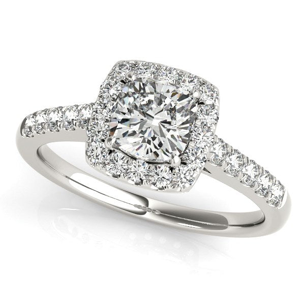 Bids.com 14k White Gold Square Outer Shape Round Diamond Engagement Ring (3/4 cttw) Rings White Smoke 3 / White Gold,3.5 / White Gold,4 / White Gold,4.5 / White Gold,5 / White Gold,5.5 / White Gold,6 / White Gold,6.5 / White Gold,7 / White Gold,7.5 / White Gold,8 / White Gold,8.5 / White Gold,9 / White Gold