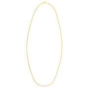 Bids.com Double Extendable Cable Chain in 14k Yellow Gold (1.40 mm) Necklaces White Smoke 18 / Yellow Gold