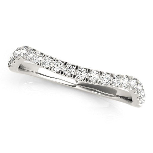 Bids.com 14k White Gold Curved Design Diamond Wedding Band (1/4 cttw) Rings White Smoke 3 / White Gold,3.5 / White Gold,4 / White Gold,4.5 / White Gold,5 / White Gold,5.5 / White Gold,6 / White Gold,6.5 / White Gold,7 / White Gold,7.5 / White Gold,8 / White Gold,8.5 / White Gold,9 / White Gold