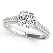 Bids.com 14k White Gold Double Prong Multirow Band Diamond Engagement Ring (1 1/8 cttw) Rings White Smoke 3 / White Gold,3.5 / White Gold,4 / White Gold,4.5 / White Gold,5 / White Gold,5.5 / White Gold,6 / White Gold,6.5 / White Gold,7 / White Gold,7.5 / White Gold,8 / White Gold,8.5 / White Gold,9 / White Gold