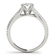 Bids.com 14k White Gold Double Prong Multirow Band Diamond Engagement Ring (1 1/8 cttw) Rings White Smoke 3 / White Gold,3.5 / White Gold,4 / White Gold,4.5 / White Gold,5 / White Gold,5.5 / White Gold,6 / White Gold,6.5 / White Gold,7 / White Gold,7.5 / White Gold,8 / White Gold,8.5 / White Gold,9 / White Gold