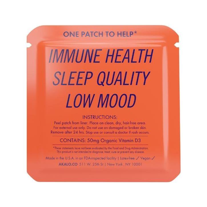 AKALO AKALO Vitamin D3 Immune Health Patches Tomato 5,10,25