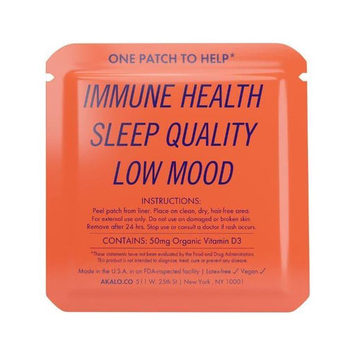 AKALO AKALO Vitamin D3 Immune Health Patches Tomato 5,10,25