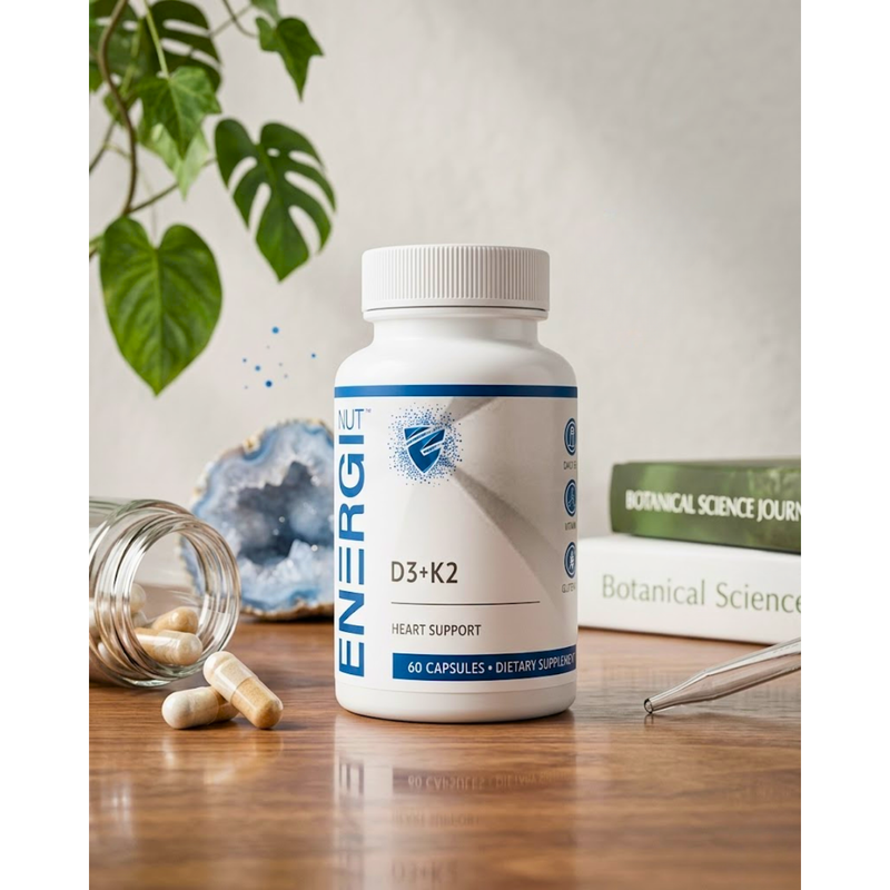 Energi Nutrition D3+K2 Supplement Tan