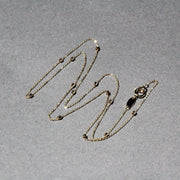 Bids.com Bead Links Pendant Chain in 14k Yellow Gold (1.5mm) Necklaces Dark Gray 16 / Yellow Gold,18 / Yellow Gold