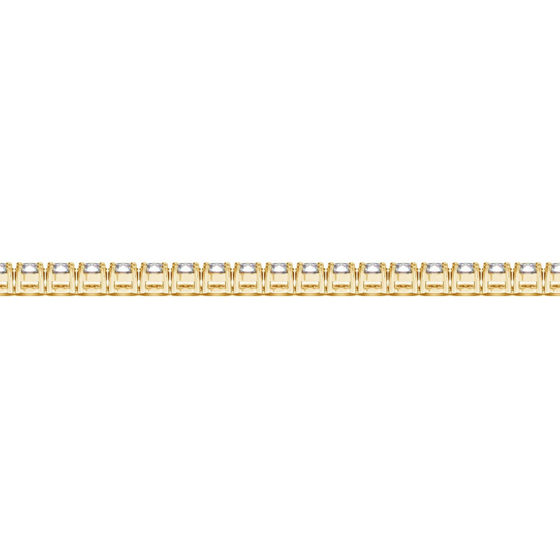 Bids.com Lab Grown Round Diamond Tennis Bracelet in 14k Yellow Gold (5 cctw  F/G  VS2/SI1) Bracelets Tan 7 / Yellow Gold
