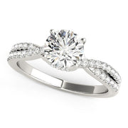 Bids.com 14k White Gold Fancy Prong Split Shank Diamond Engagement Ring (1 1/4 cttw) Rings White Smoke 3 / White Gold,3.5 / White Gold,4 / White Gold,4.5 / White Gold,5 / White Gold,5.5 / White Gold,6 / White Gold,6.5 / White Gold,7 / White Gold,7.5 / White Gold,8 / White Gold,8.5 / White Gold,9 / White Gold