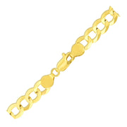 Bids.com 7.0mm 10k Yellow Gold Curb Bracelet Bracelets White Smoke 8.5 / Yellow Gold