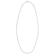 Bids.com Double Extendable Cable Chain in 14k White Gold (1.40 mm) Necklaces White Smoke 18 / White Gold