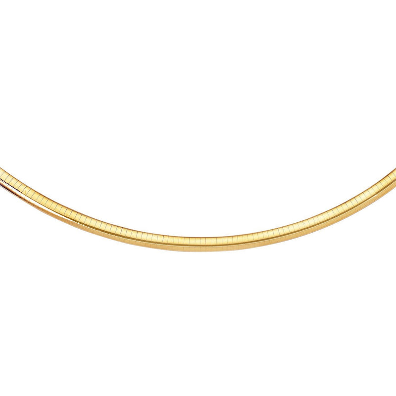 Bids.com 6.0 mm 14k Yellow Gold Classic Omega Bracelet Bracelets White Smoke 7 / Yellow Gold