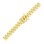 Bids.com 6.15mm 10k Yellow Gold Semi Solid Miami Cuban Chain Necklaces White Smoke 22 / Yellow Gold,24 / Yellow Gold,26 / Yellow Gold