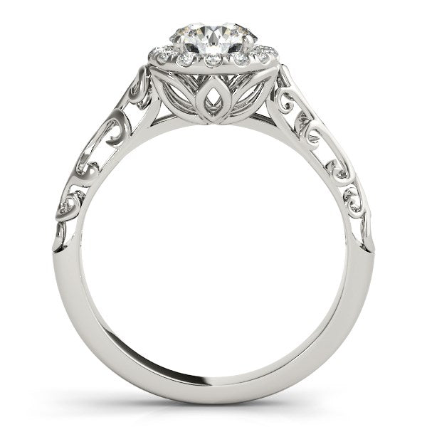 Bids.com 14k White Gold Halo Antique Style Round Diamond Engagement Ring (5/8 cttw) Rings White Smoke 3 / White Gold,3.5 / White Gold,4 / White Gold,4.5 / White Gold,5 / White Gold,5.5 / White Gold,6 / White Gold,6.5 / White Gold,7 / White Gold,7.5 / White Gold,8 / White Gold,8.5 / White Gold,9 / White Gold