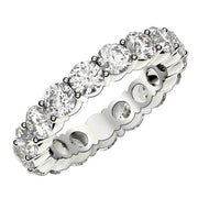 Bids.com Round Cut Lab Grown Diamond Eternity Ring in 14k White Gold (3 cttw FG/VS2) Rings White Smoke 4 / White Gold,4.5 / White Gold,5 / White Gold,5.5 / White Gold,6 / White Gold,6.5 / White Gold,7 / White Gold,7.5 / White Gold,8 / White Gold,8.5 / White Gold,9 / White Gold
