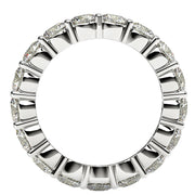 Bids.com Round Cut Lab Grown Diamond Eternity Ring in 14k White Gold (3 cttw FG/VS2) Rings White Smoke 4 / White Gold,4.5 / White Gold,5 / White Gold,5.5 / White Gold,6 / White Gold,6.5 / White Gold,7 / White Gold,7.5 / White Gold,8 / White Gold,8.5 / White Gold,9 / White Gold