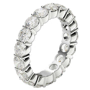 Bids.com Round Cut Lab Grown Diamond Eternity Ring in 14k White Gold (3 cttw FG/VS2) Rings White Smoke 4 / White Gold,4.5 / White Gold,5 / White Gold,5.5 / White Gold,6 / White Gold,6.5 / White Gold,7 / White Gold,7.5 / White Gold,8 / White Gold,8.5 / White Gold,9 / White Gold