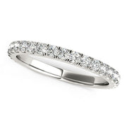 Bids.com 14k White Gold Round Pave Setting Diamond Wedding Band (3/8 cttw) Rings White Smoke 3 / White Gold,3.5 / White Gold,4 / White Gold,4.5 / White Gold,5 / White Gold,5.5 / White Gold,6 / White Gold,6.5 / White Gold,7 / White Gold,7.5 / White Gold,8 / White Gold,8.5 / White Gold,9 / White Gold
