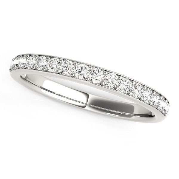 Bids.com 14k White Gold Prong Set Wedding Band with Diamonds (1/3 cttw) Rings White Smoke 3 / White Gold,3.5 / White Gold,4 / White Gold,4.5 / White Gold,5 / White Gold,5.5 / White Gold,6 / White Gold,6.5 / White Gold,7 / White Gold,7.5 / White Gold,8 / White Gold,8.5 / White Gold,9 / White Gold