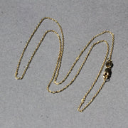 Bids.com 18k Yellow Gold Diamond Cut Cable Link Chain (0.80 mm) Necklaces Dark Gray 16 / Yellow Gold,18 / Yellow Gold