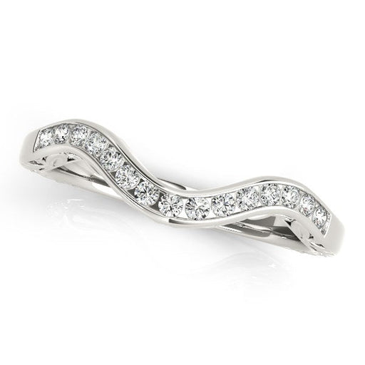 Bids.com 14k White Gold Curved Diamond Wedding Ring (1/10 cttw) Rings White Smoke 3 / White Gold,3.5 / White Gold,4 / White Gold,4.5 / White Gold,5 / White Gold,5.5 / White Gold,6 / White Gold,6.5 / White Gold,7 / White Gold,7.5 / White Gold,8 / White Gold,8.5 / White Gold,9 / White Gold